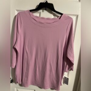 Ladies plus size cotton top